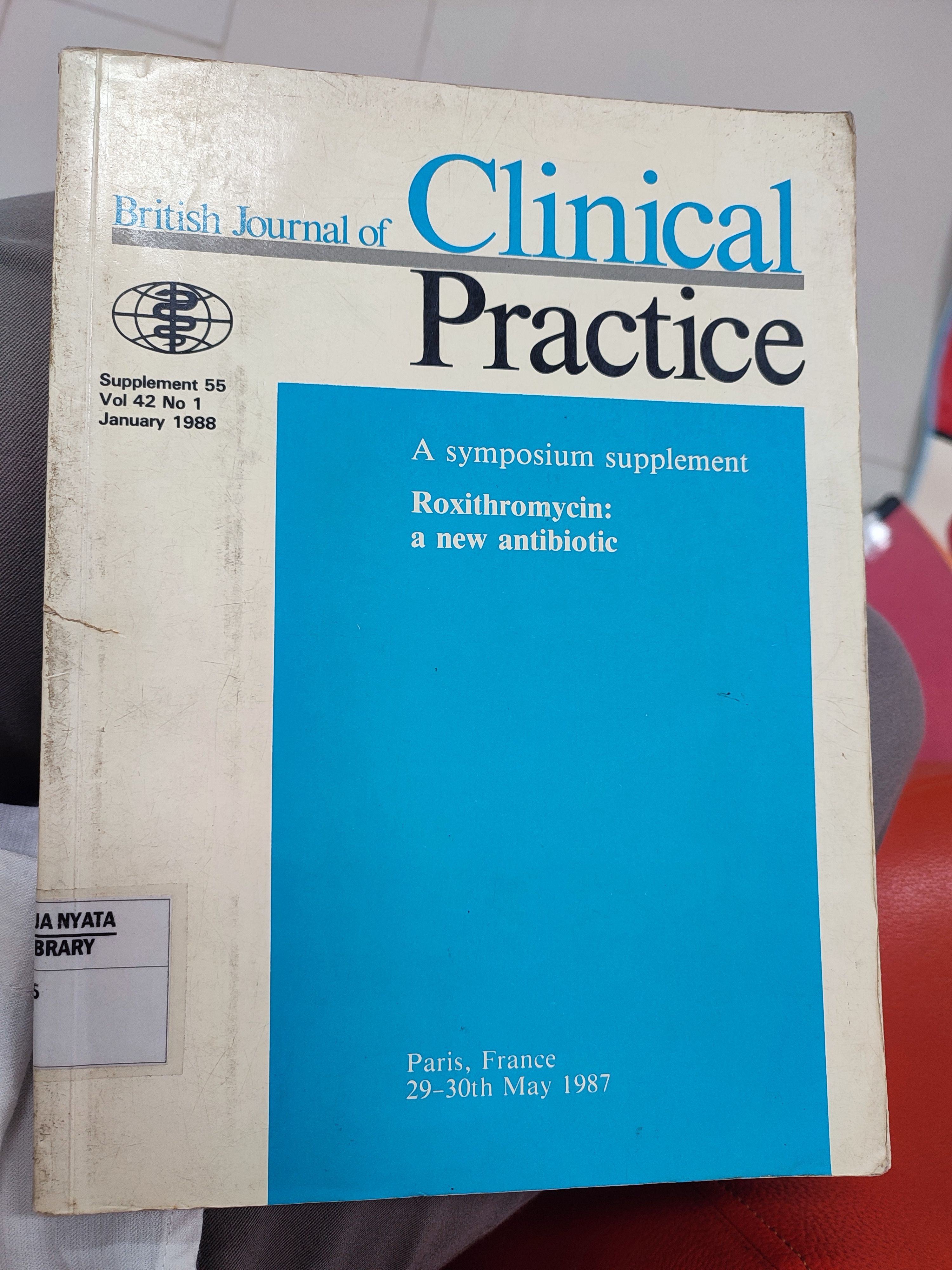 Clinical Journal of Practice: A symposium supplement Roxithromycin: a new antibiotic